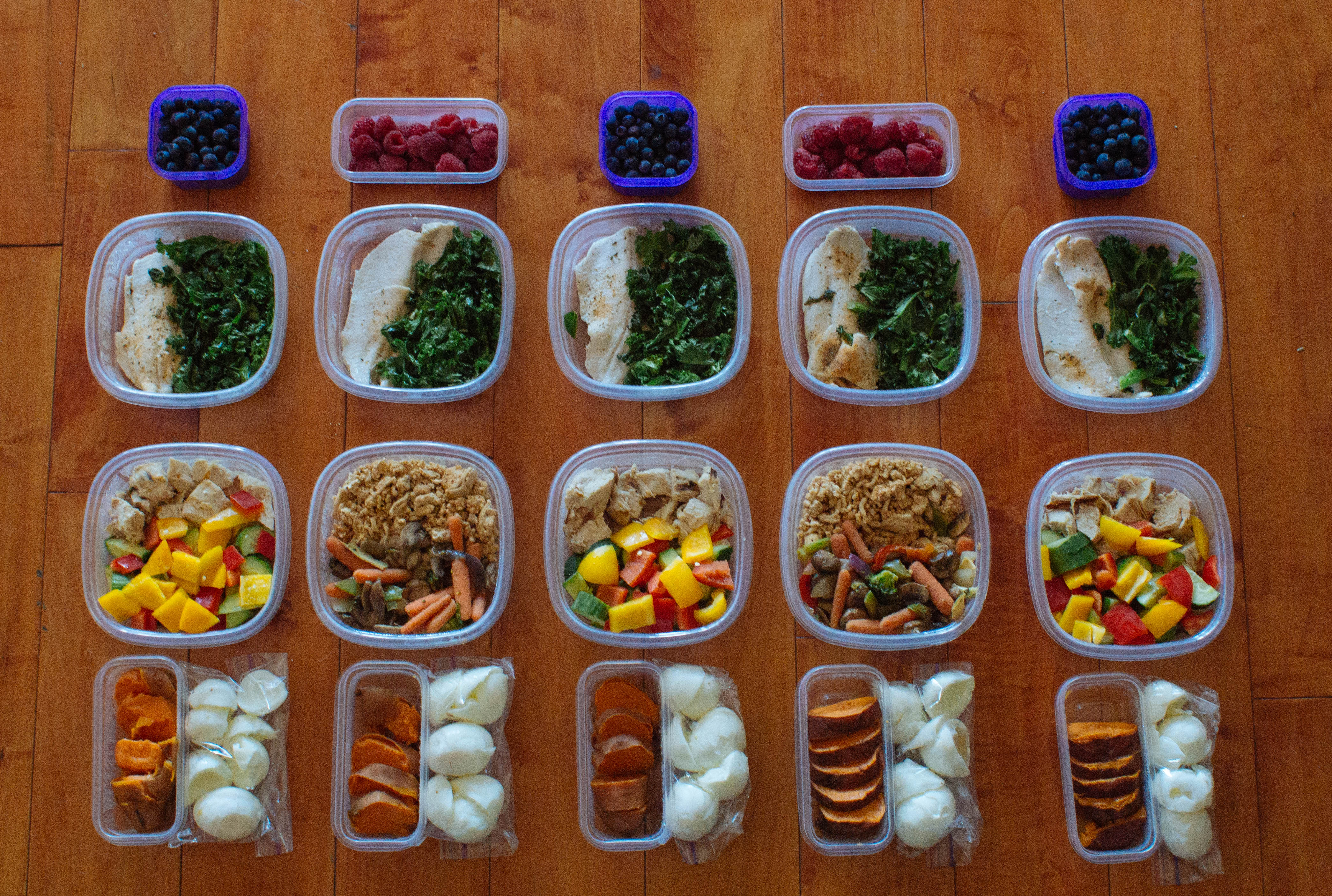 Weight-loss meal prep in 1 hour (for the week)