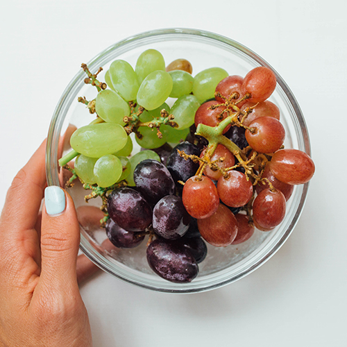 Healthy snack ideas - Grapes